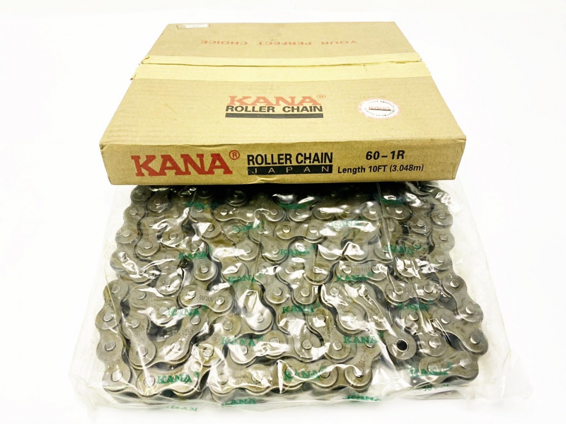 KANA โซ่เดี่ยวเบอร์ 60 - 1R  โซ่ส่งกำลัง โซ่ลำเลียง (10ฟุต/กล่อง)