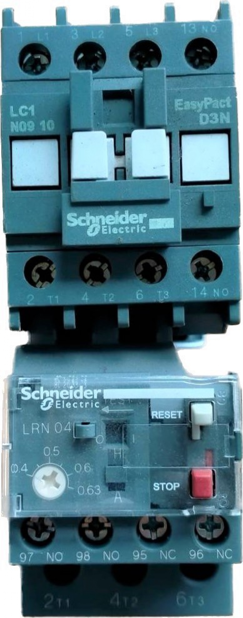 SCHNEIDER MAGNETIC CONTACTOR รุ่น LC1N0910