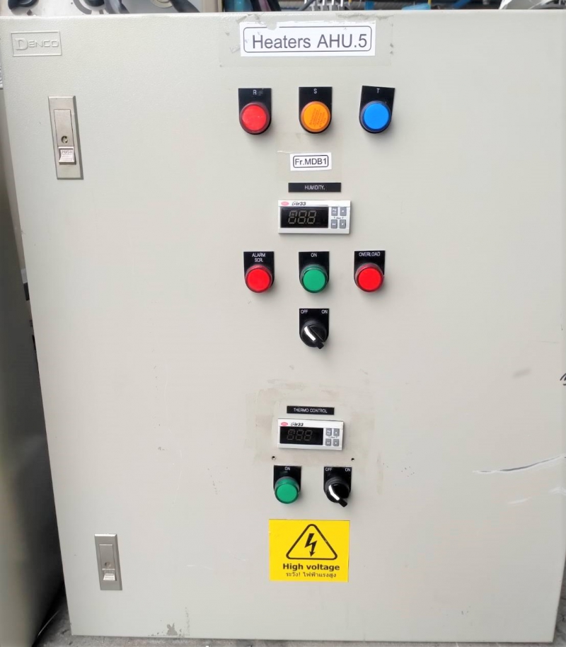 ตู้คอนโทรลหรือตู้ควบคุมอุณหภูมิฮีตเตอร์ (Control Panel Heater) มือสอง สภาพพร้อมใช้งาน