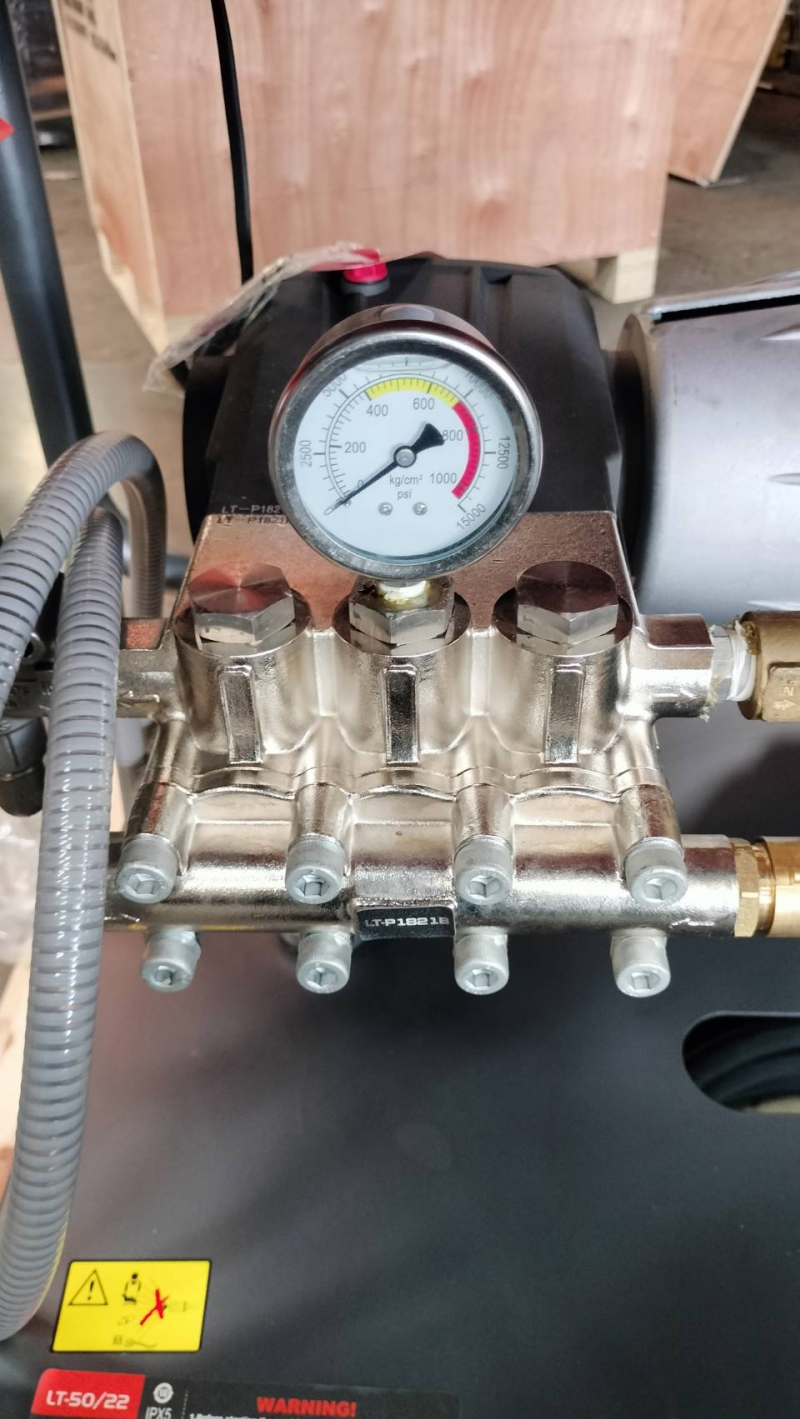 เครื่องฉีดน้ำแรงดันสูง High Pressure Washer รุ่น LT-50/22 พร้อมมอเตอร์ไฟฟ้า 3 เฟสกำลังสูง